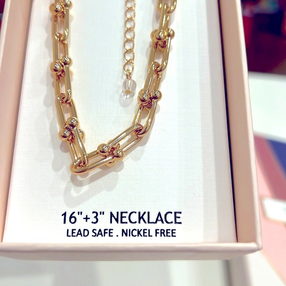 NWT House of Harlow 1960 Necklace, Size 16”+3". - Picture 3 of 5